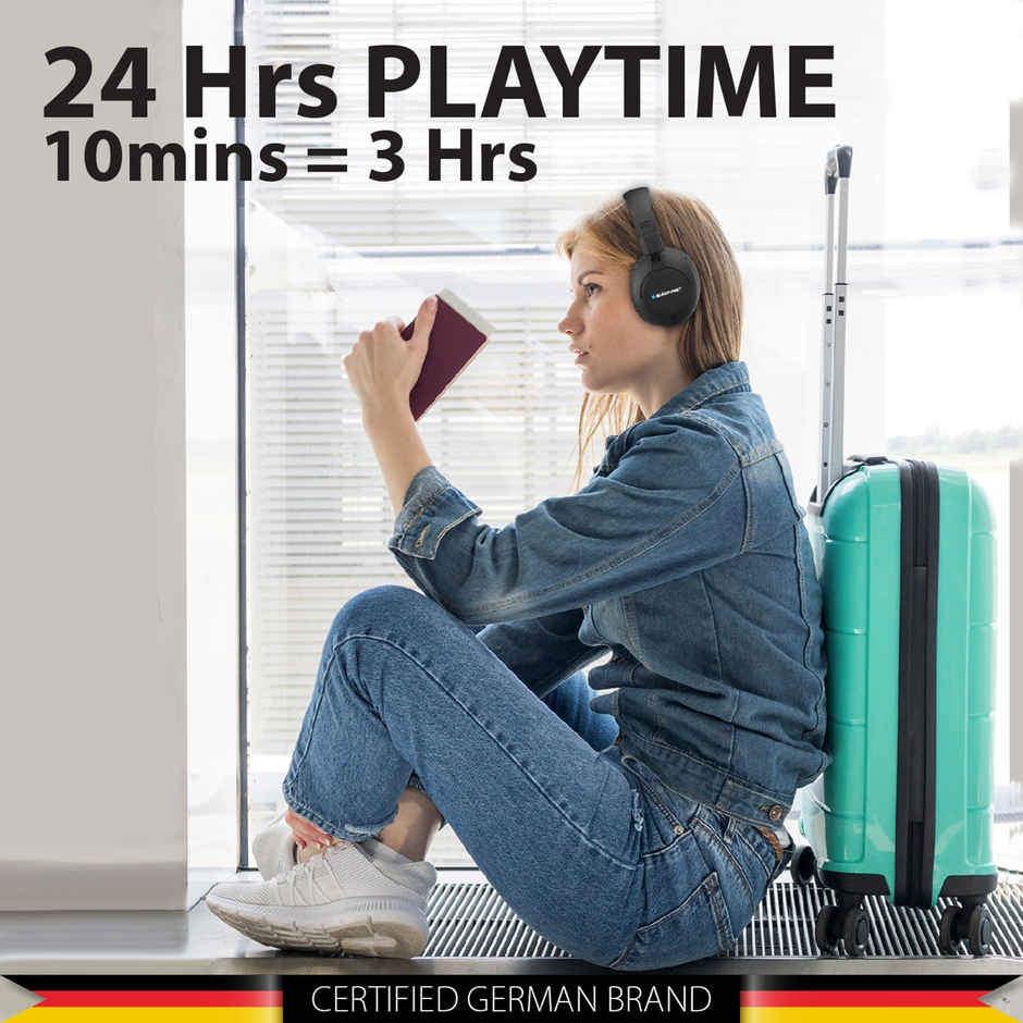 Blaupunkt Bh41 Bluetooth (Black, On The Ear)