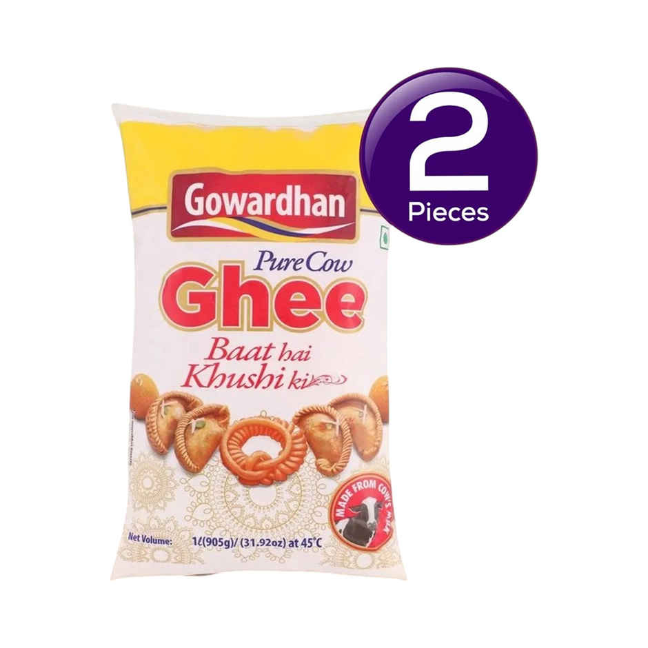Gowardhan Pure Cow Ghee - Pouch Combo