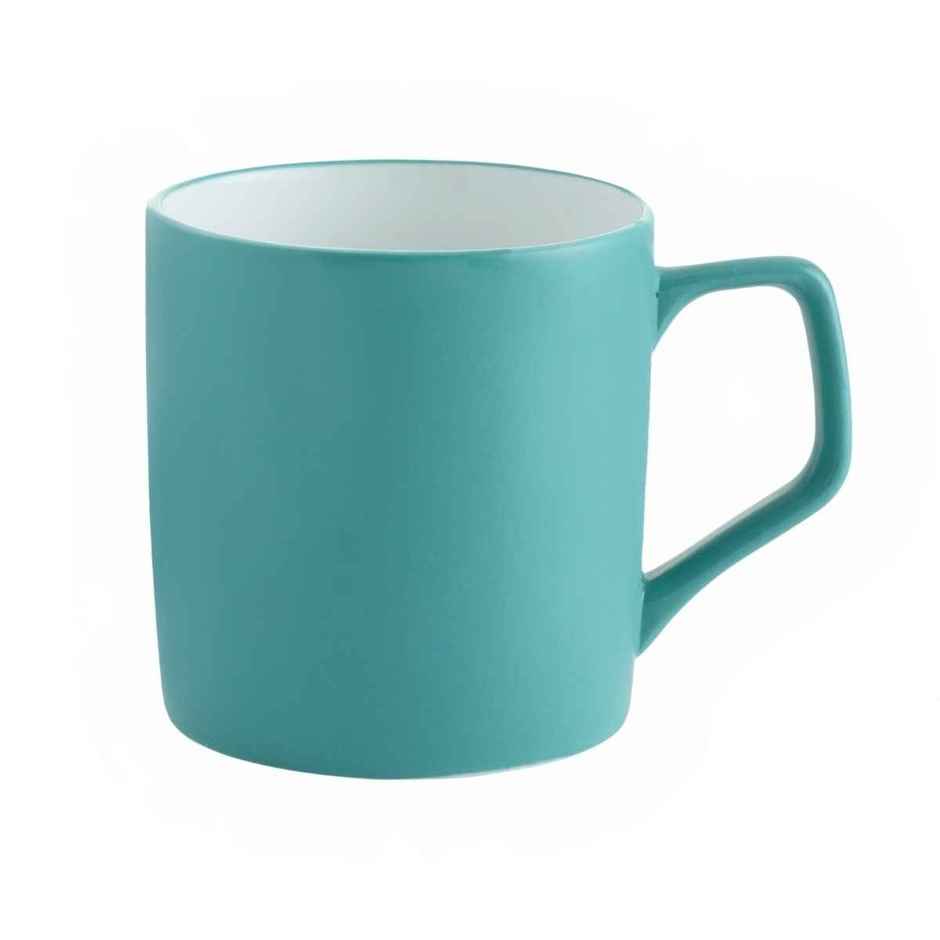 Clay Craft Fine Ceramic Director Coffee Mug Set | Set Of 4 | Teal