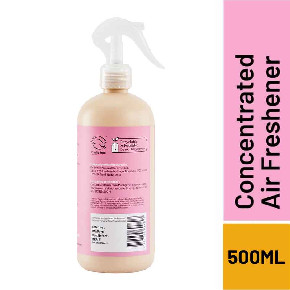 Born Good Plant-Based Air Freshener Spray for Home and Office | Biodegradable And Non-Toxic Combo