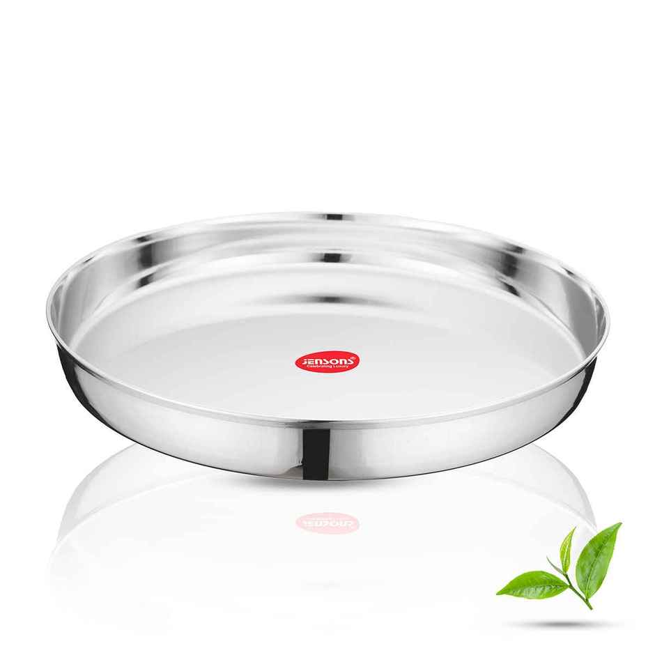 Jensons Stainless Steel Khomcha Plate | 12 Inch