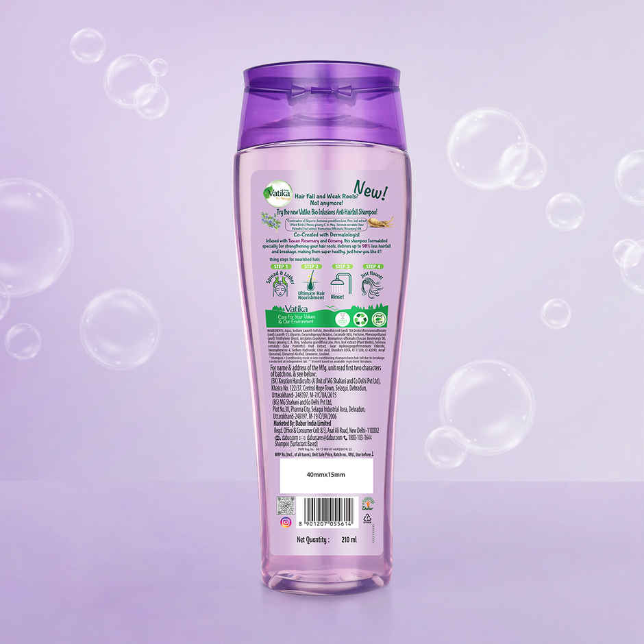 Dabur Vatika Bio Infusions Anti-hairfall Shampoo