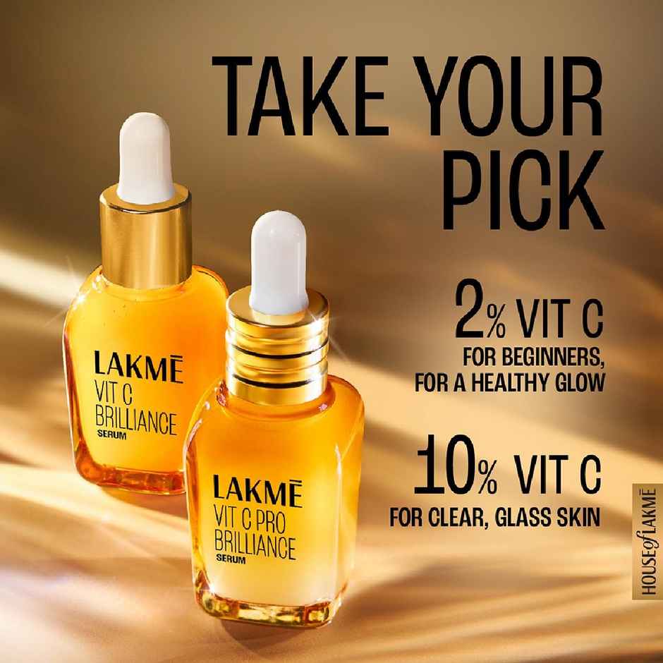 Lakme Vit C Brillance Serum 10% Vit C Complex