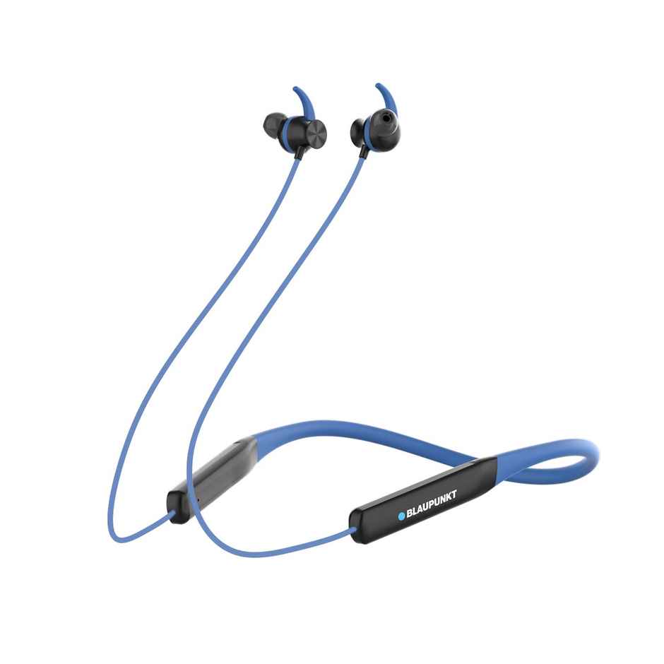 Blaupunkt Be120 Touch Wireless Neckband With Multi-Touch Control,40H Playtime Bluetooth (Blue)