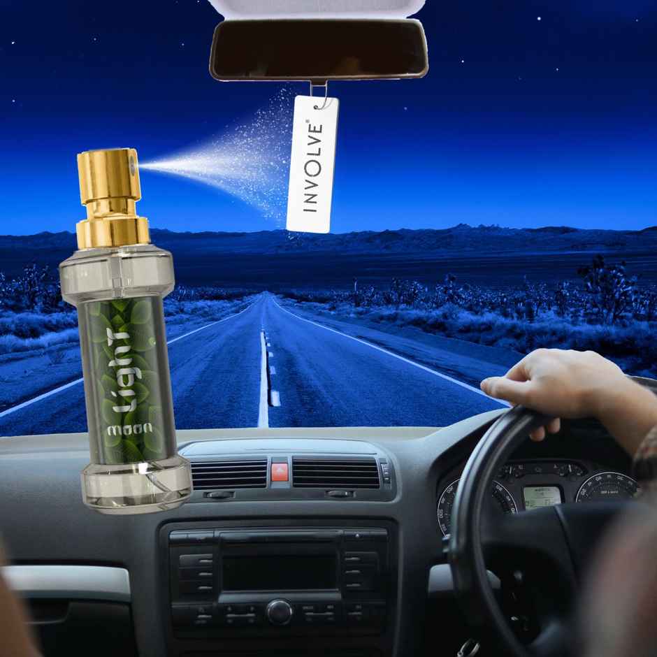 Involve Your Senses Rainforest Moon Light Car Air Freshener Spray - Irf010