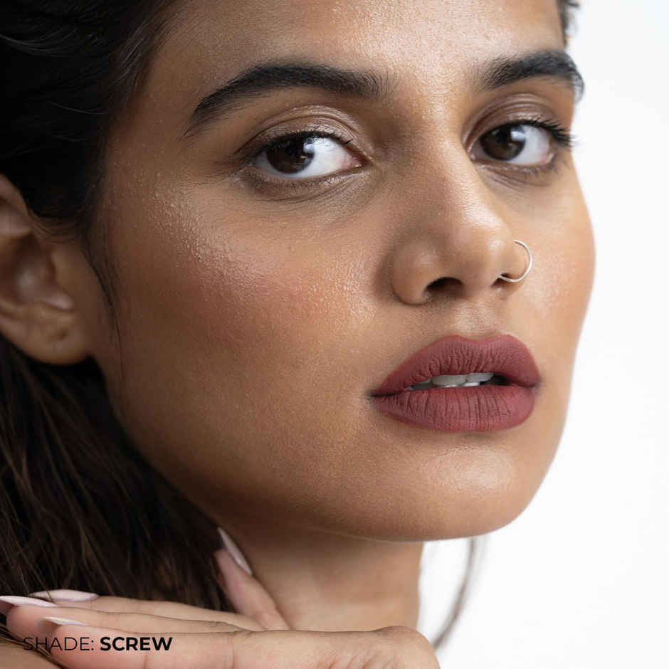 Fae Beauty Lip Whip 12H Matte Liquid Lipstick Enriched With Vitamin E And Cherry Coffee - Screw