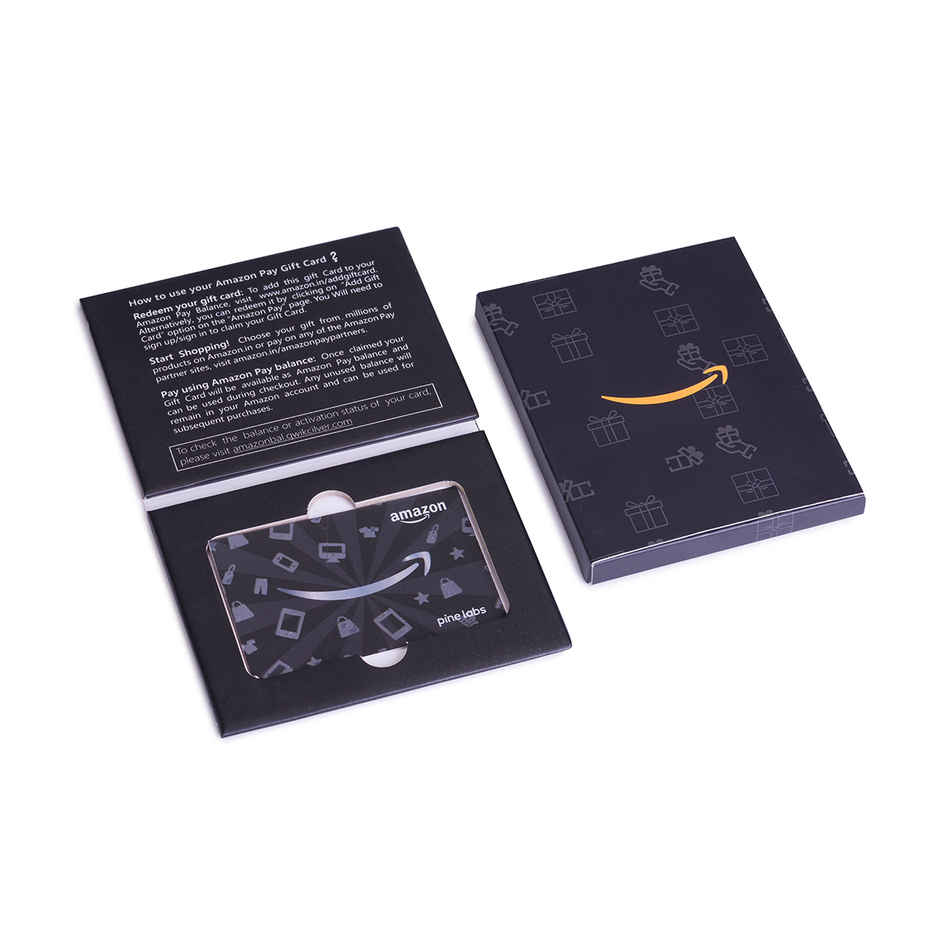 Amazon Pay Gift Card Black Box - 3000