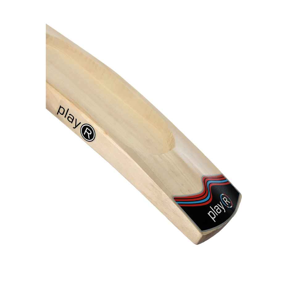 Playr Unisex Adult Cricket Fluid Tennis Kashmir Willow Bat For All Season 6 - Red