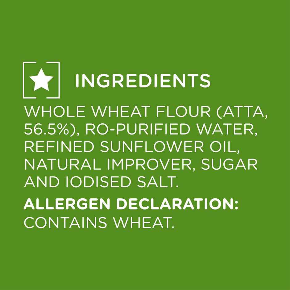 iD Fresh Whole Wheat Chapati (10 pieces)