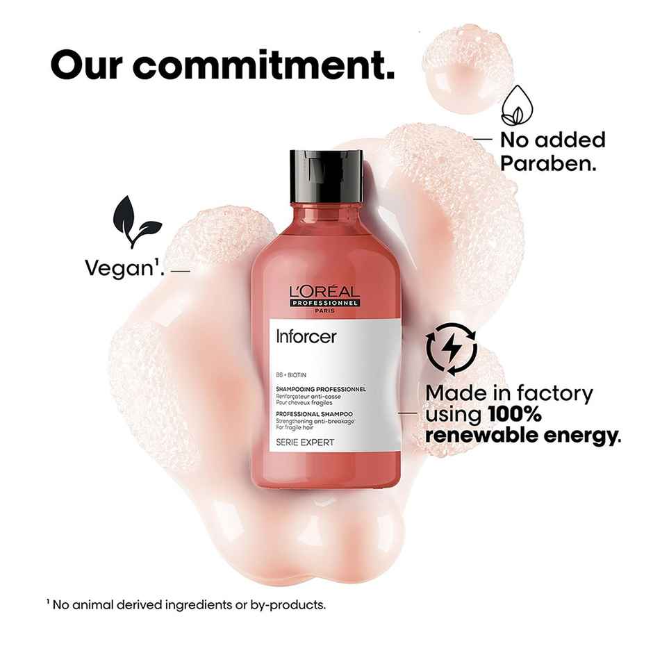 L'Oreal Professionnel Inforcer Shampoo for Reduced Hair Breakage With Biotin & Vitamin B6