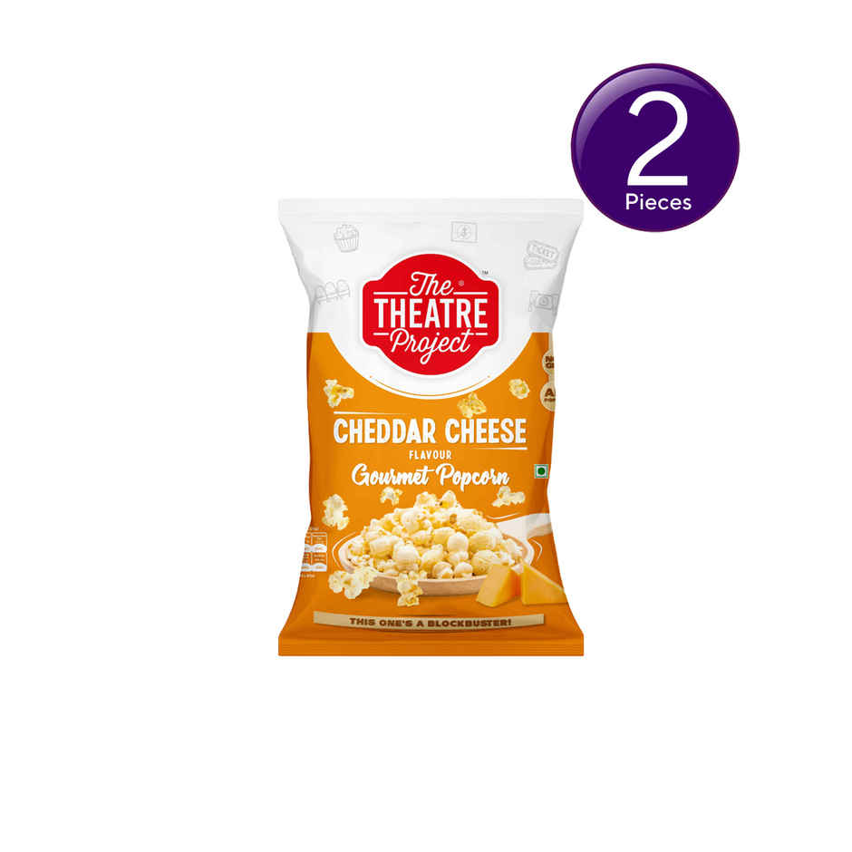 TTP Gourmet Popcorn | Cheddar Cheese | Cheesy & Crunchy Combo