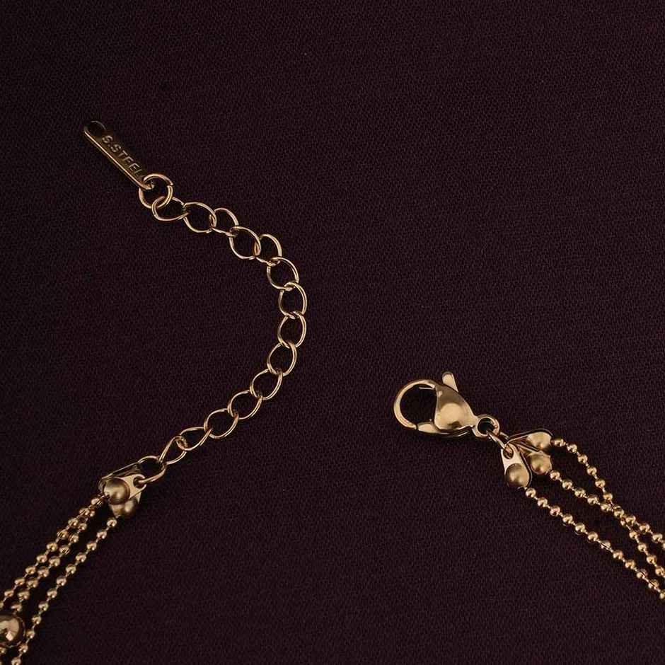 Palmonas Classic Sunbeam Anklet For Womens | Waterproof And Anti-Tarnish