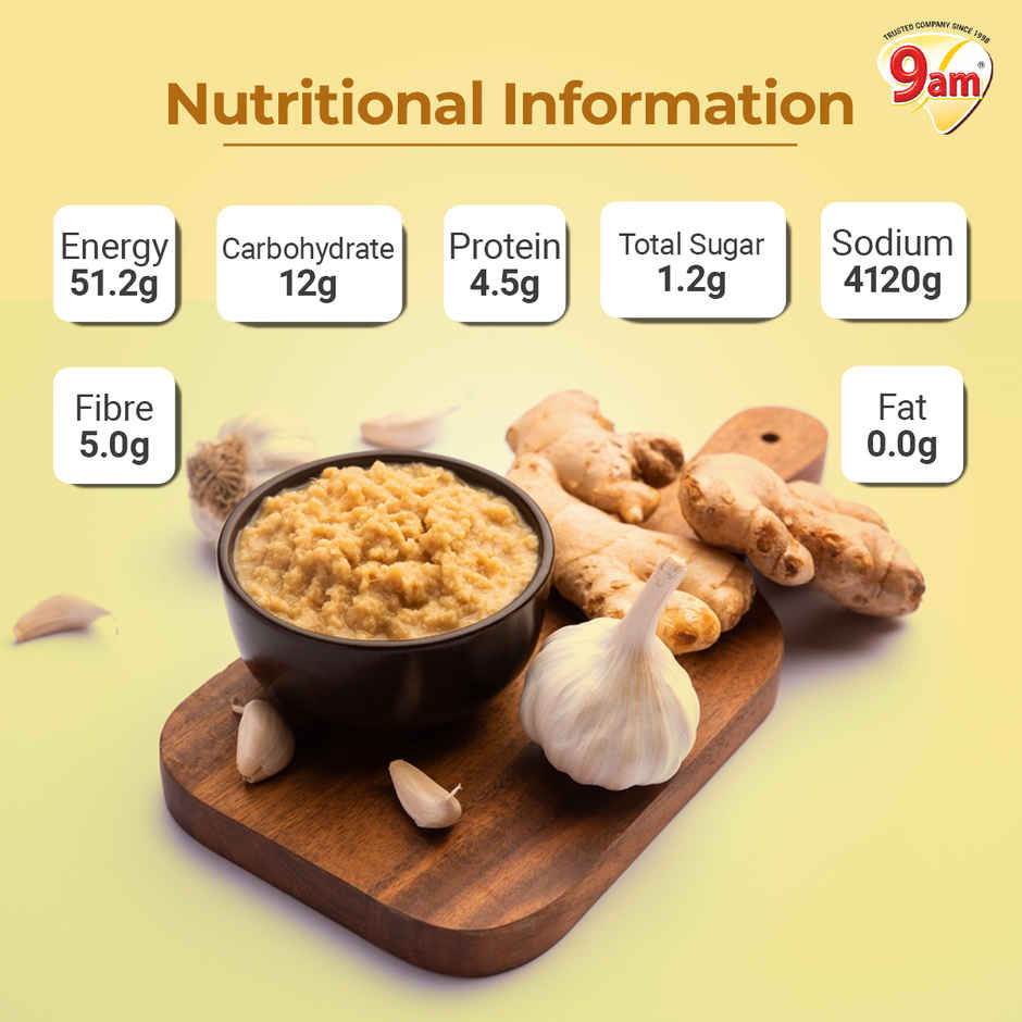 9am Ginger Garlic Paste Combo