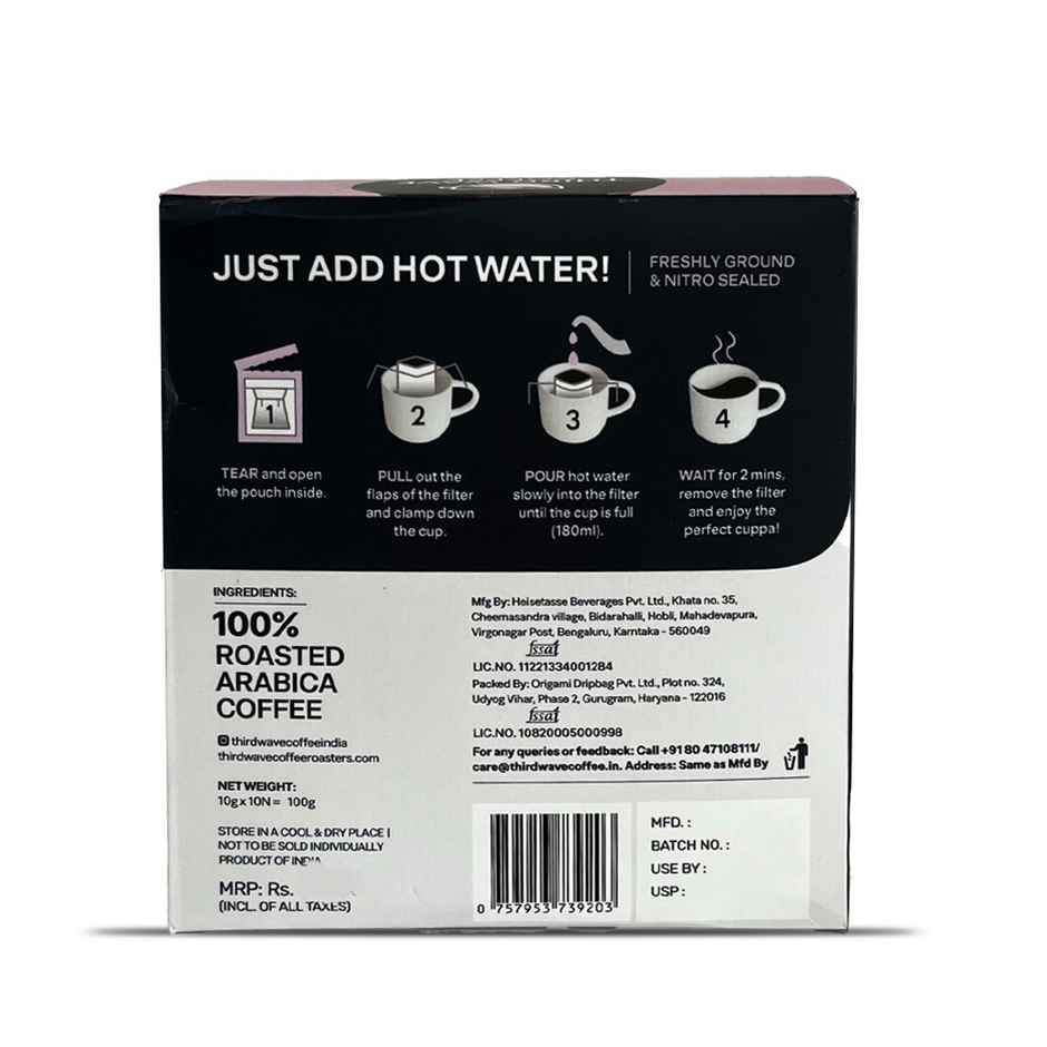 Third Wave Coffee Easy Pour Assorted Light to Dark Organic Instant Coffee