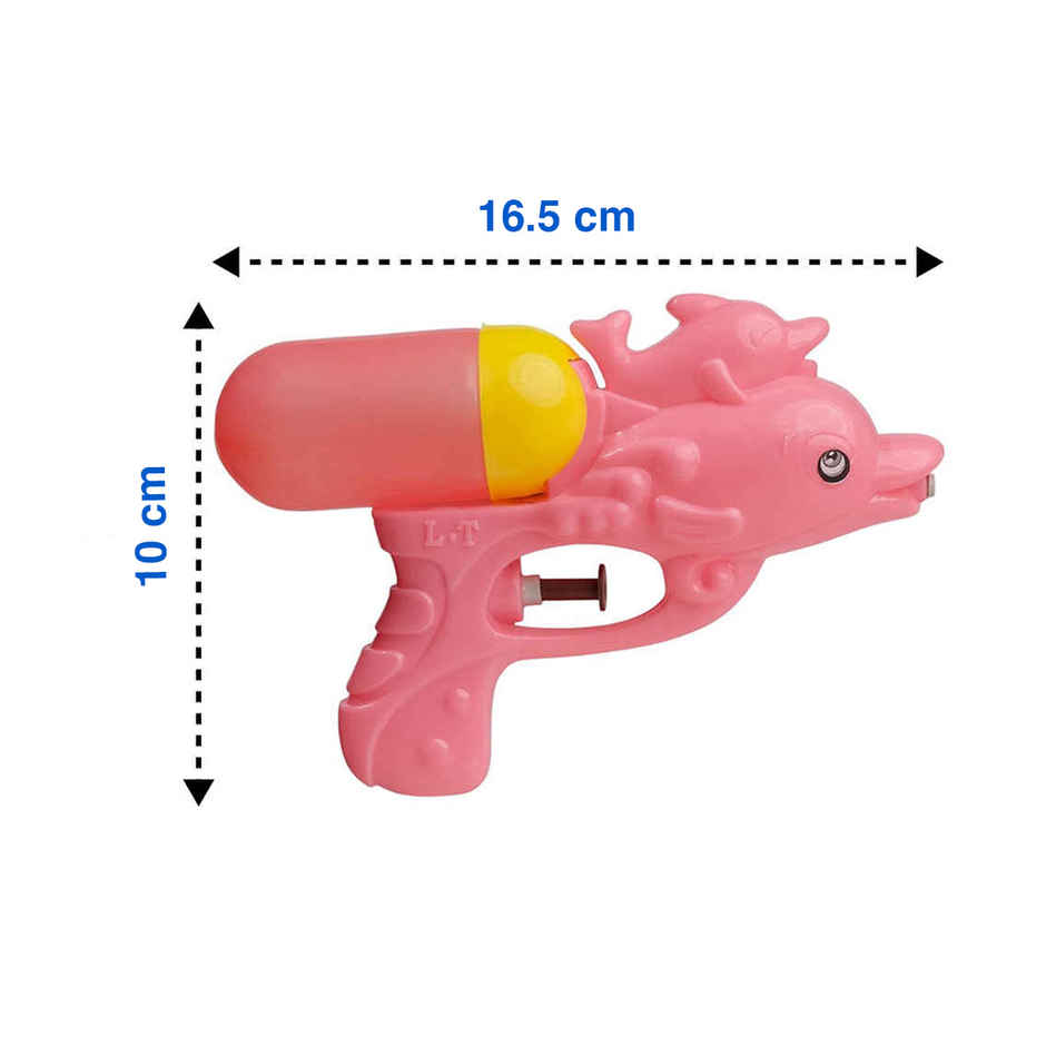 Small Holi Water Pichkari | Assorted | Tomuncle (Color and Print May Vary)