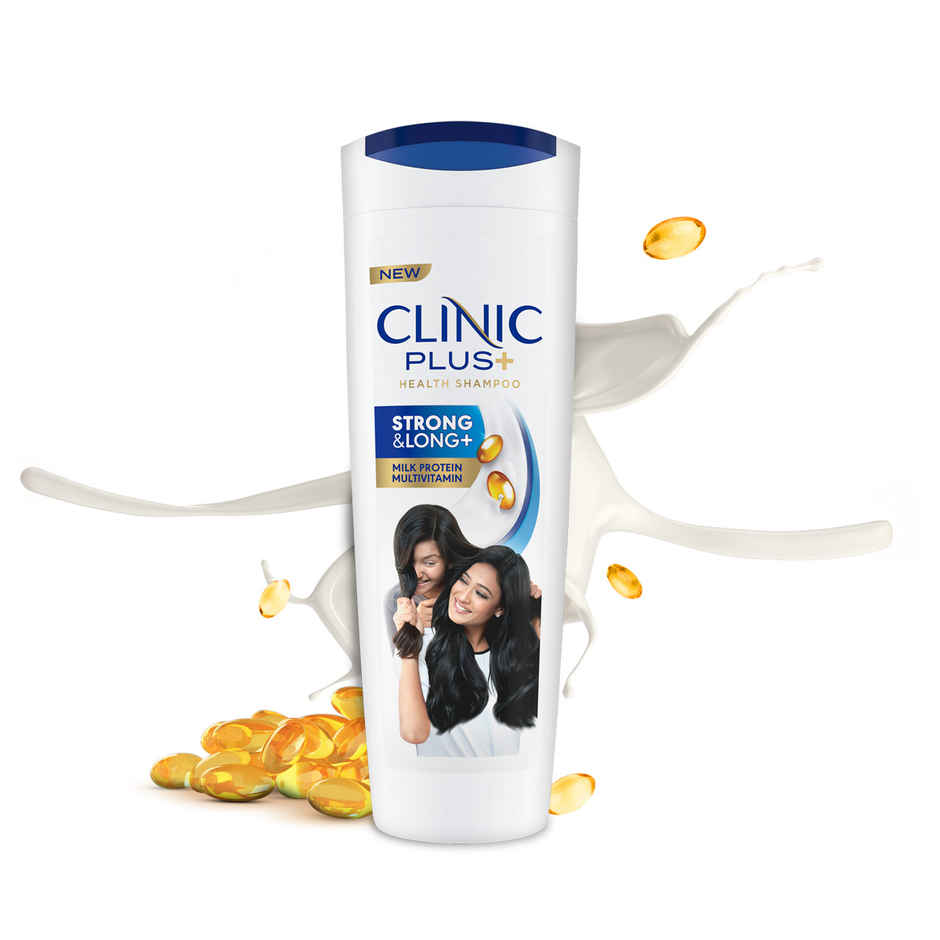 Clinic Plus Strong & Long Shampoo with Milk Proteins and Multivitamins