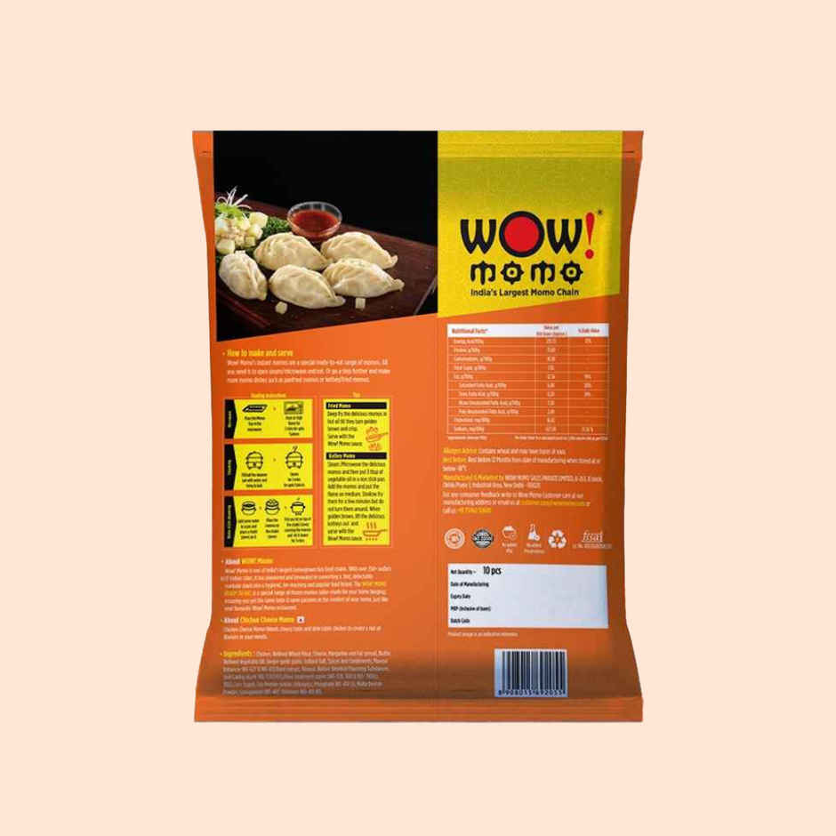 Wow! Chicken Cheese Momos | Easy To Cook