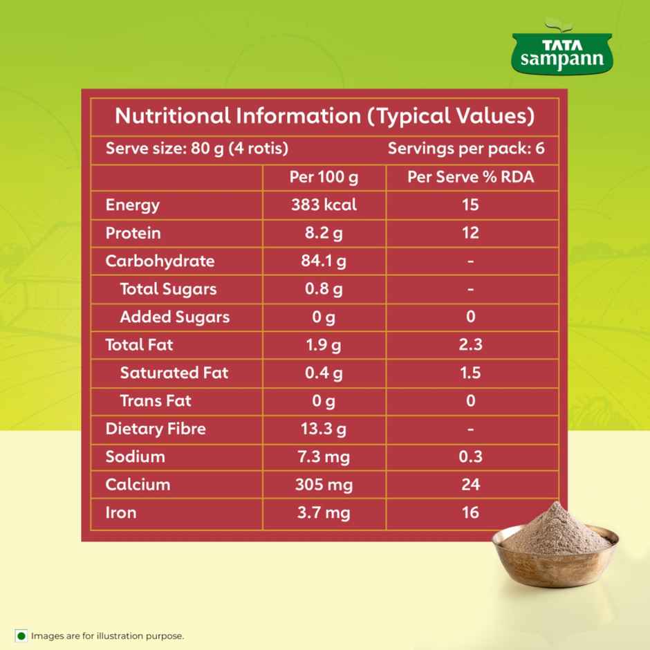 Tata Sampann Easy Cook Ragi Atta
