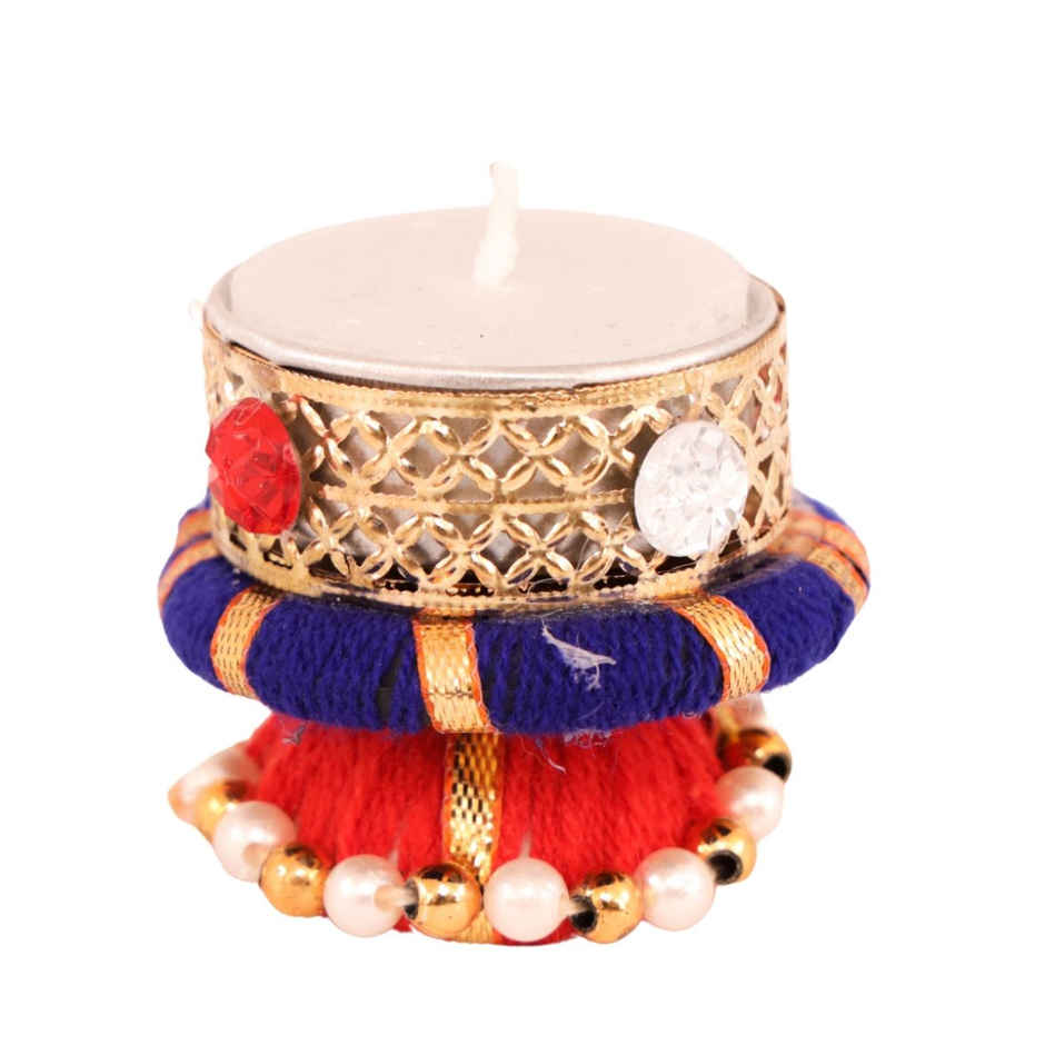 Elegant Tea Light Set With Holder | 3.5 hrs of Radiant Glow | T Light Candle & Holder | Walton