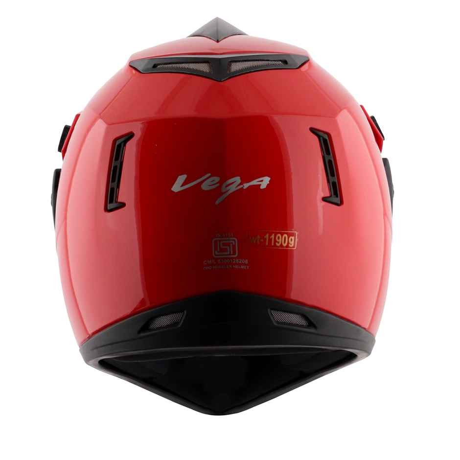 Vega Off Road D/V Lightweight Full Face Helmet- Red L