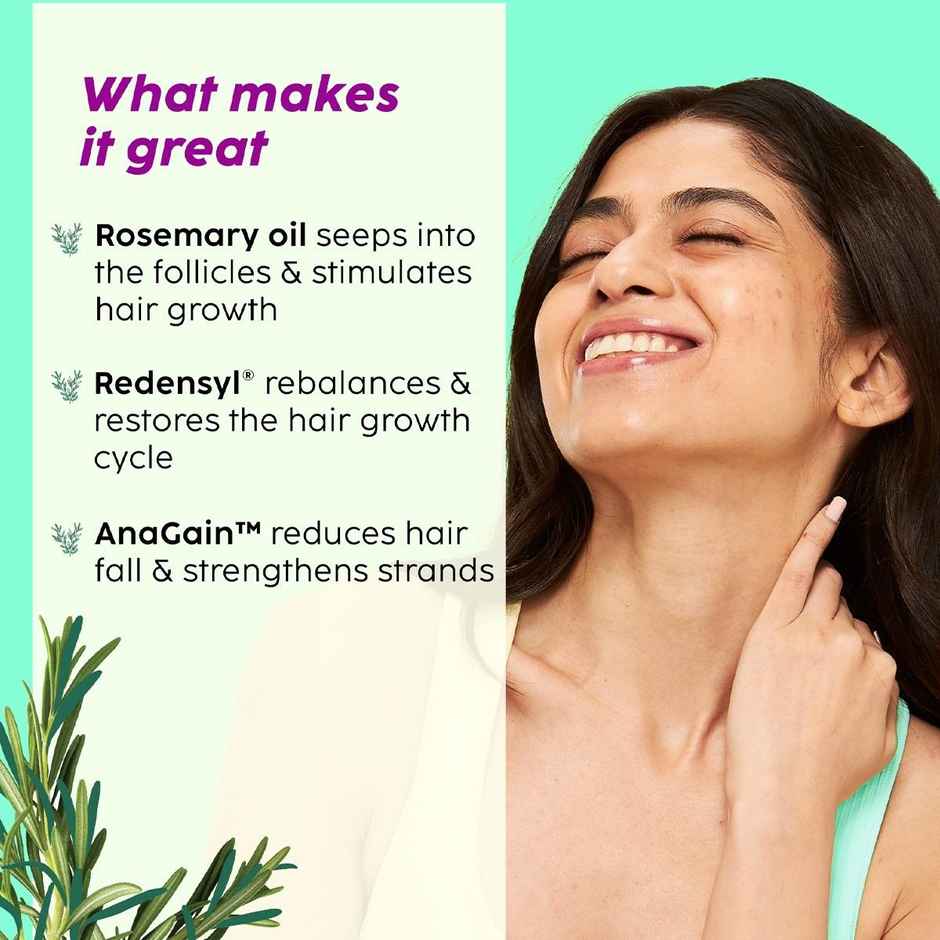 Plix Rosemary Advanced Hair Growth Serum for Hair Density & Thickness (For Men & Women)