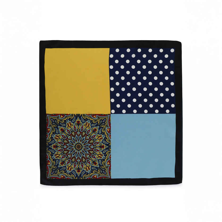 Calvadoss Premium Printed Pocket Square Calps001 | Multicolour