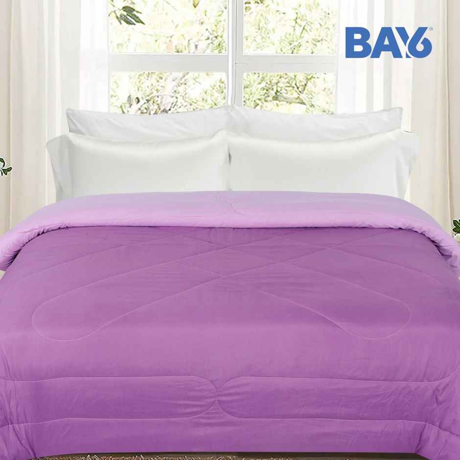 BAY6 Double Bed Reversible Comforter - Lavender| 220 x 240 cm