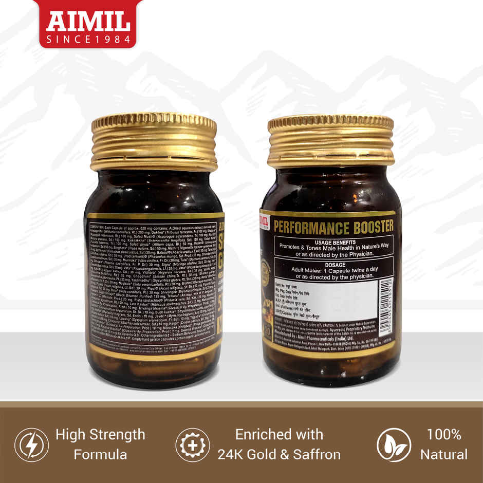 Aimil Shilajit Gold Capsule