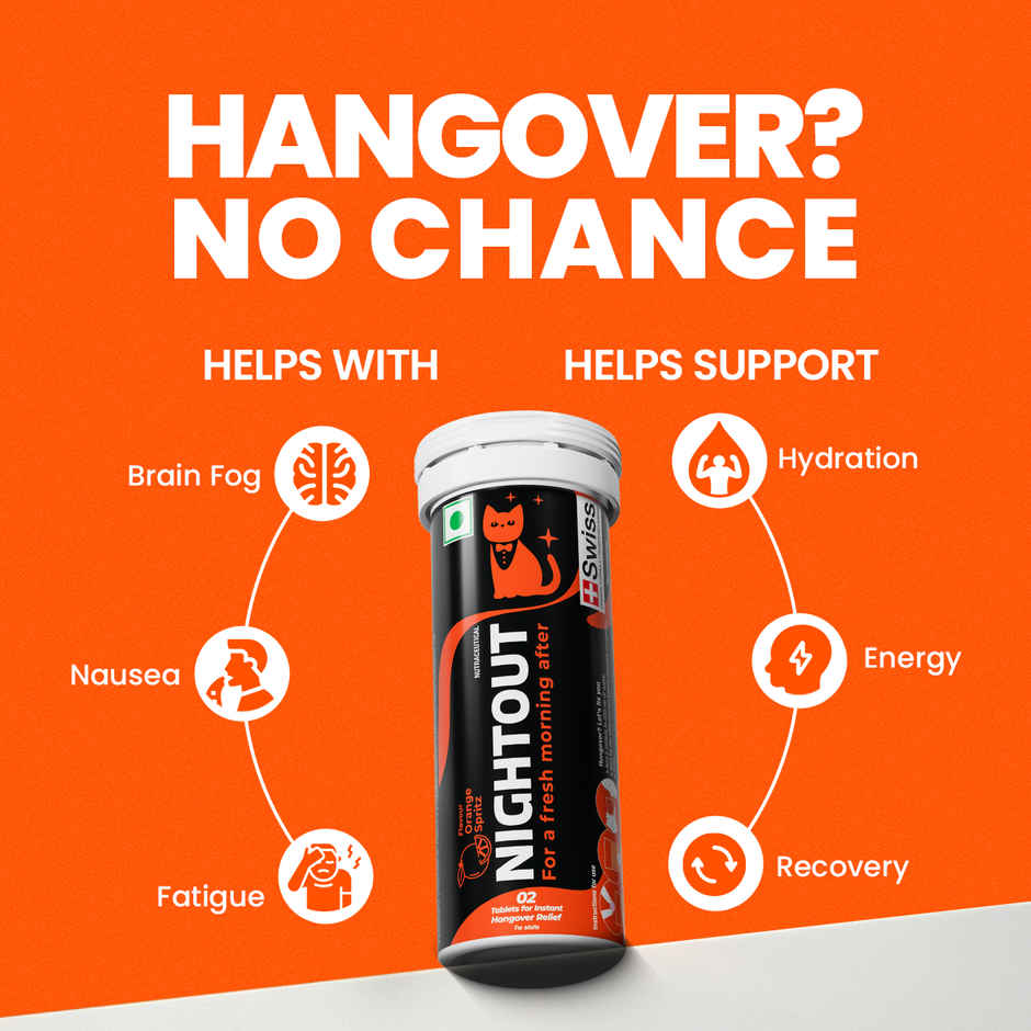 Fast&Up NightOut Hangover Solution | Orange Spritz Flavour