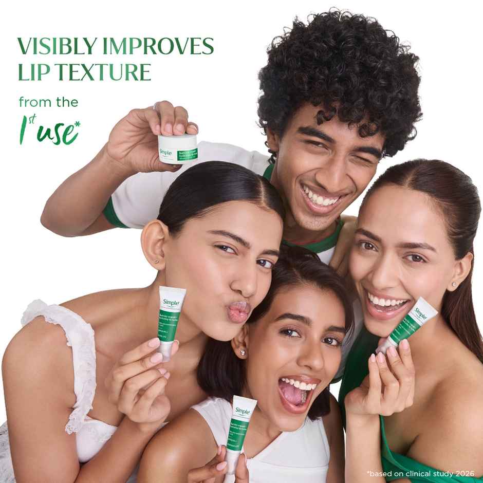 Simple Barrier Repair+ Hydrating Lip Balm | SPF 30 | For Sensitive Lips with Proceramides | Bare