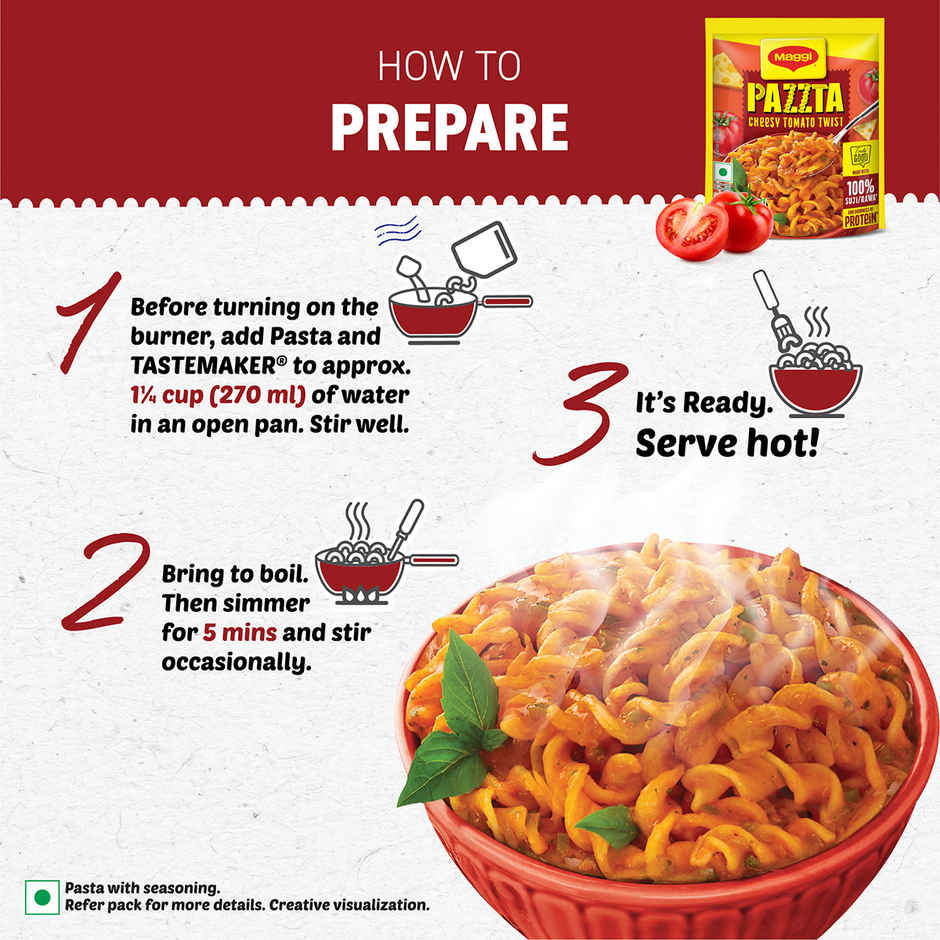 Maggi Pazzta Instant Pasta - Cheesy Tomato Twist