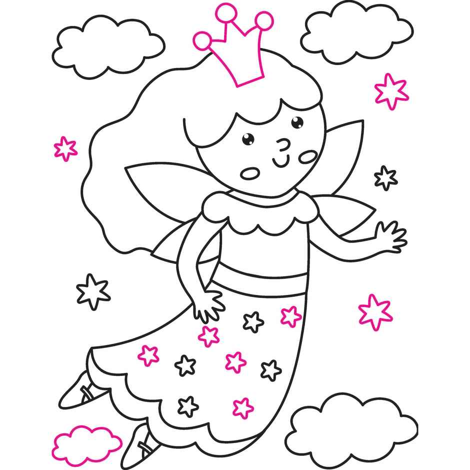 Dreamland Little Fairy Neon Colour and Sticker Dots Book | Over 500 Stickers