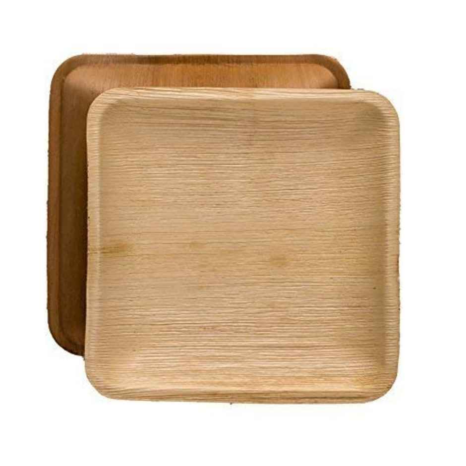 Square Areca Plate | 8 inch | Disposable and Handy | Naturepac