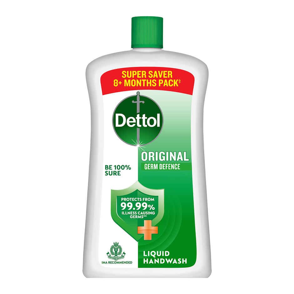 Dettol Original Hand Wash Bottle Jar | 99.99% Germ Protection