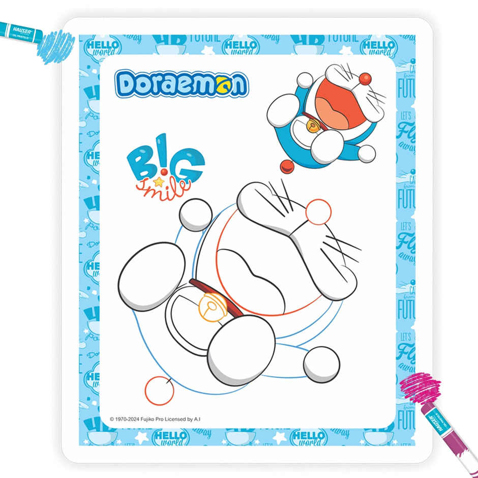 Itoys Colouring Frame-doaremon (Colour May Vary)