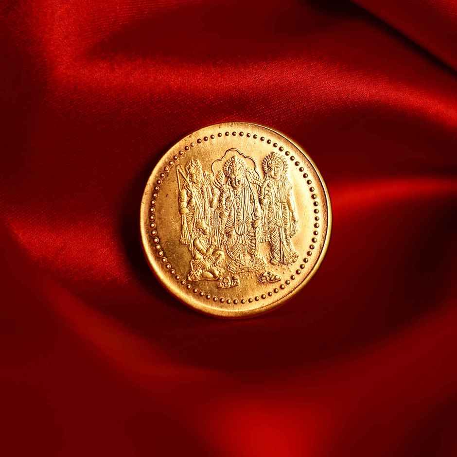 Ram Hanuman Artificial Silver Coin | Happy Mail