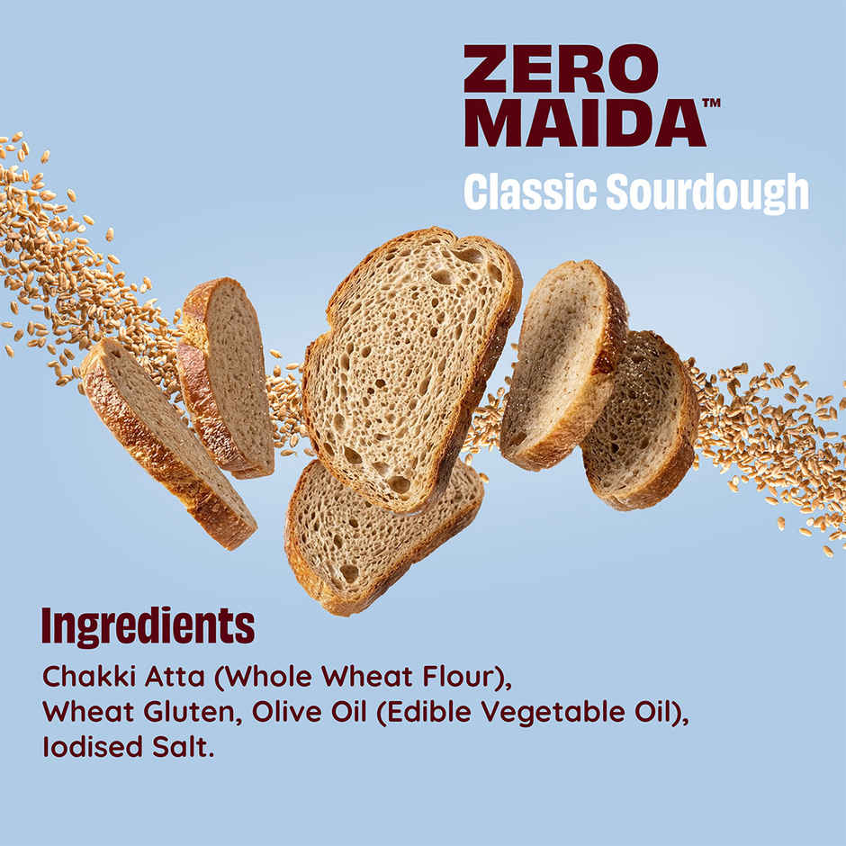 The Health Factory Zero Maida Classic Sourdough | Clean Label