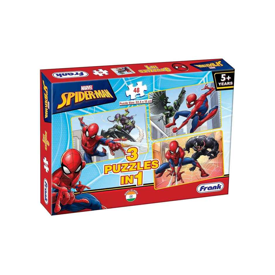 Frank Spider-Man - 3 In 1 Puzzle - 48 Pieces Each
