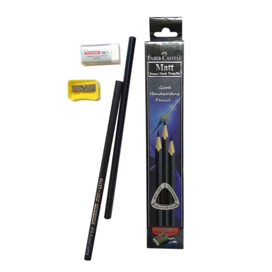 Faber-Castell Matt Grip Super Dark Pencils