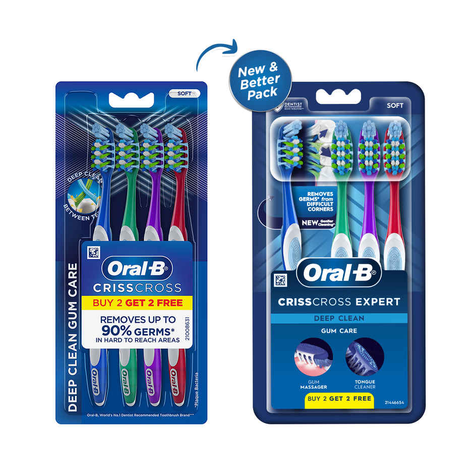 Oral B Criss Cross Gum Care Toothbrush Soft