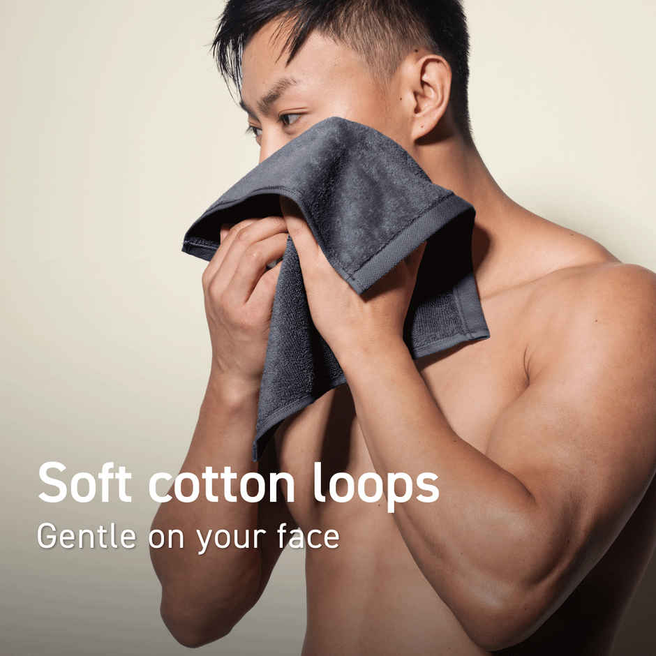 DaMENSCH Better Basic Premium Cotton Face Towel | Grey