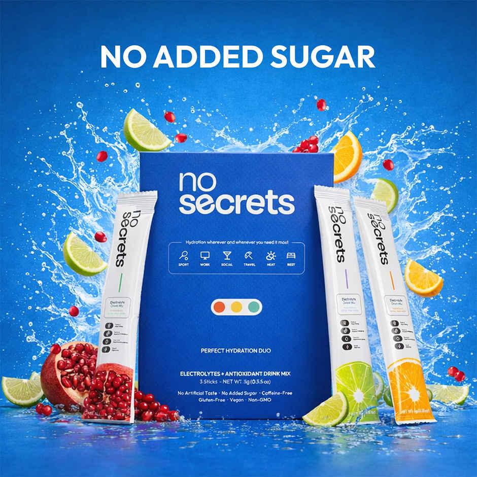 No Secrets Perfect Hydration Duo Electrolytes & Antioxidants Trial Bundle