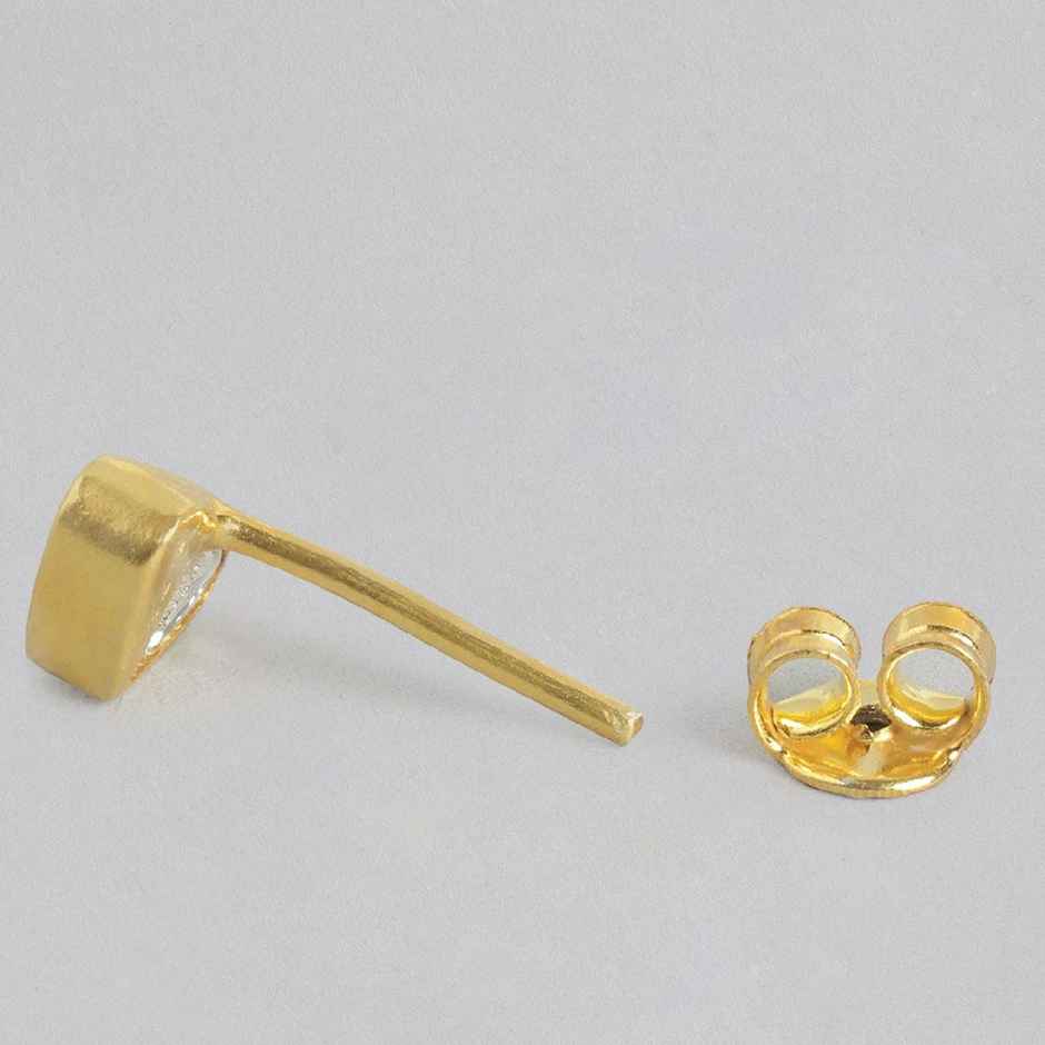 Unniyarcha 92.5 Silver Kundan Heart Earrings