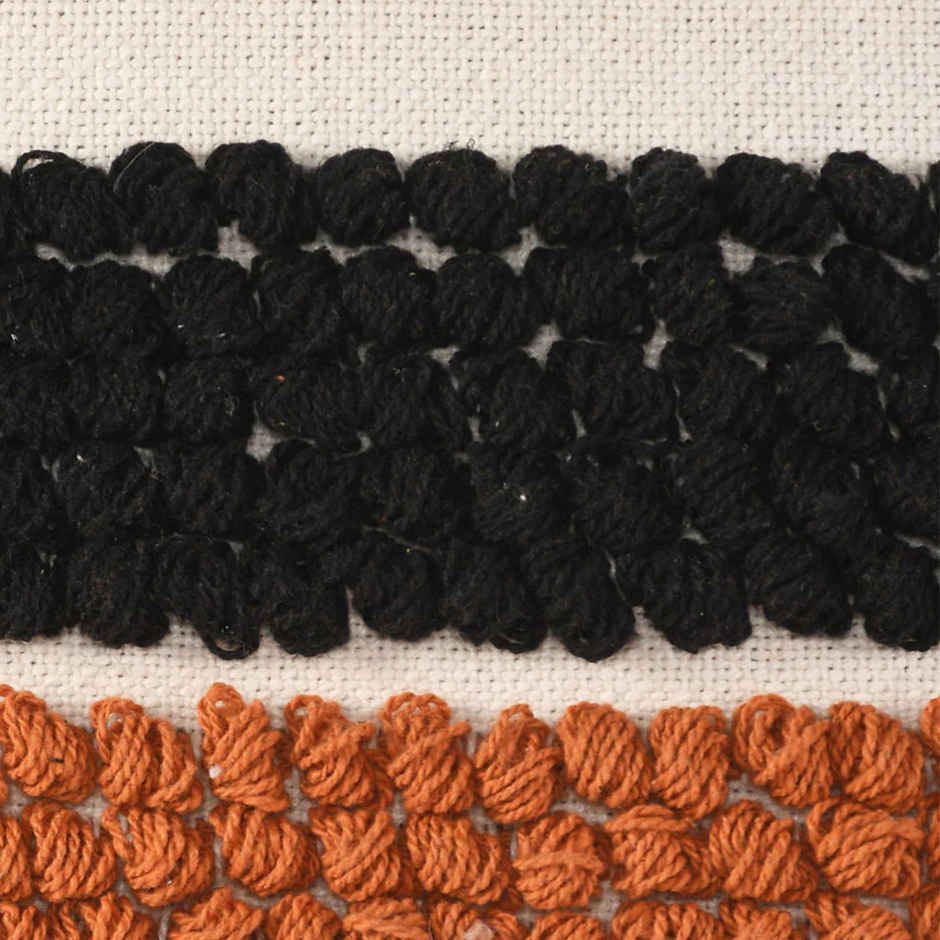 Sashaa World Tasseled and Tufted Cushion Cover