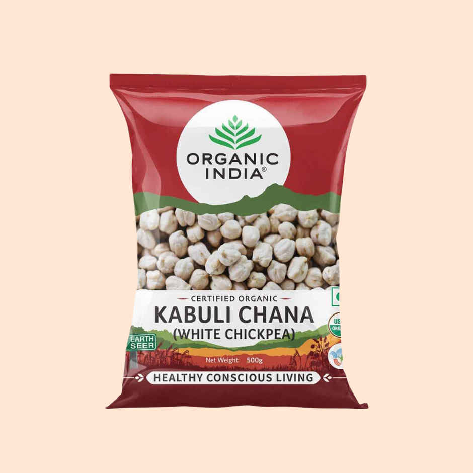 A Tata Product - Organic India Kabuli Chana (White Chickpea),Source Of Dietary Fiber & Protein