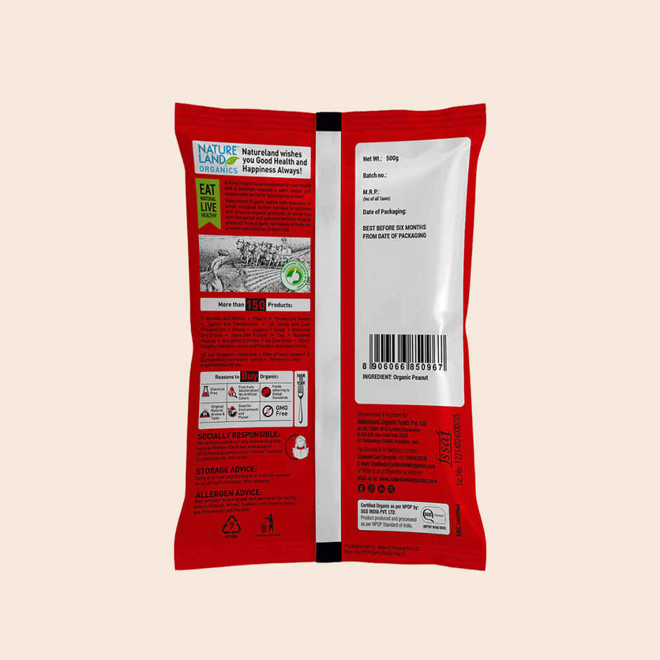 Natureland Organics Peanuts