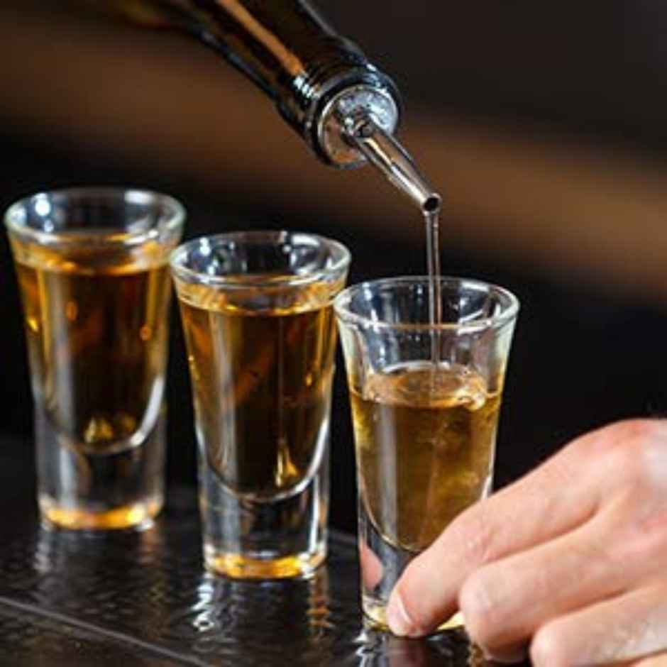 Bar Box Stainless Steel Wine Liquor Bottle Pour Dispenser Tapered Spout Rubber Stopper | Set Of 6