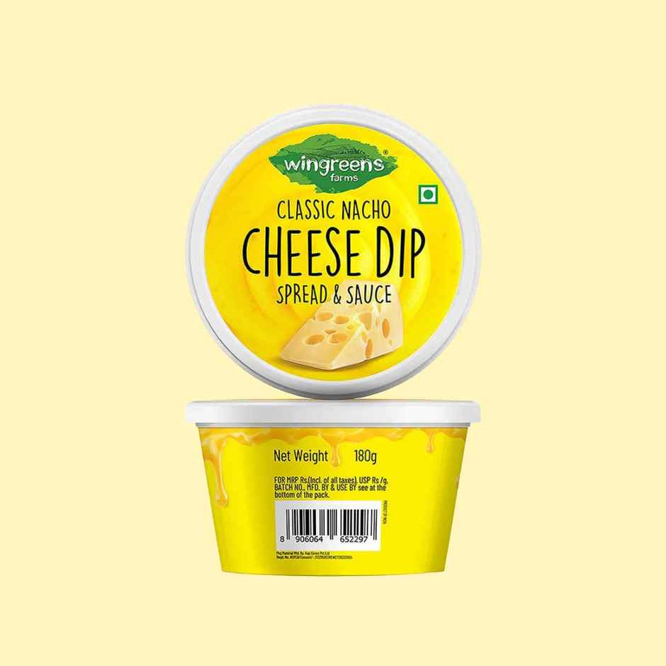 Wingreens Farms Classic Nacho Cheese Dip | Nachos Dip | Cheese Spread