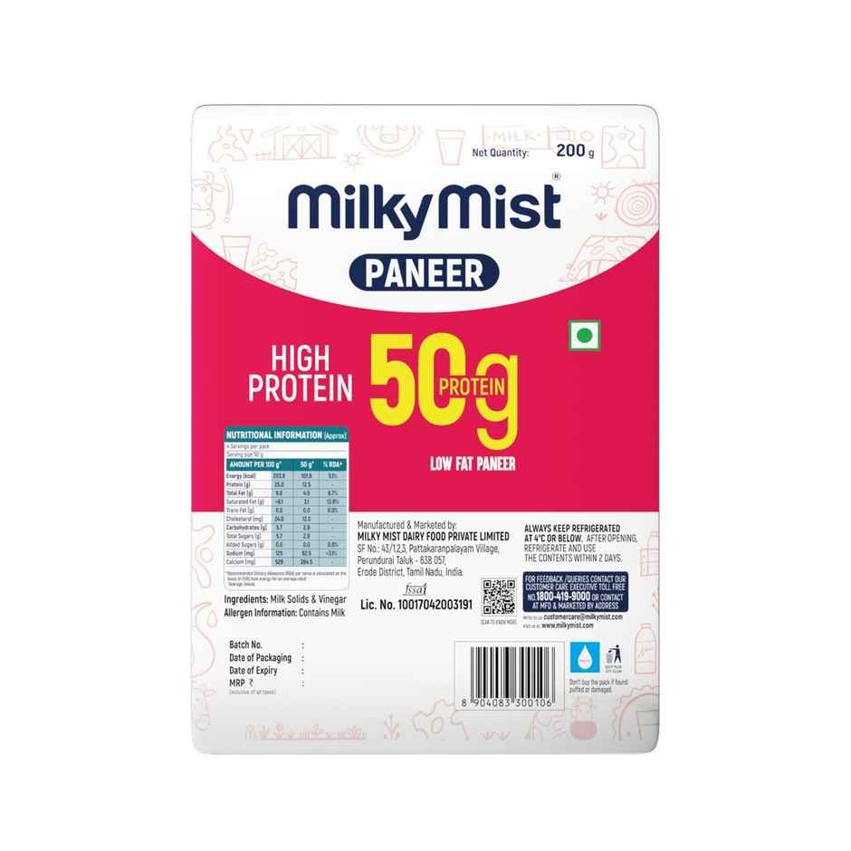 Milky Mist High Protein Paneer
