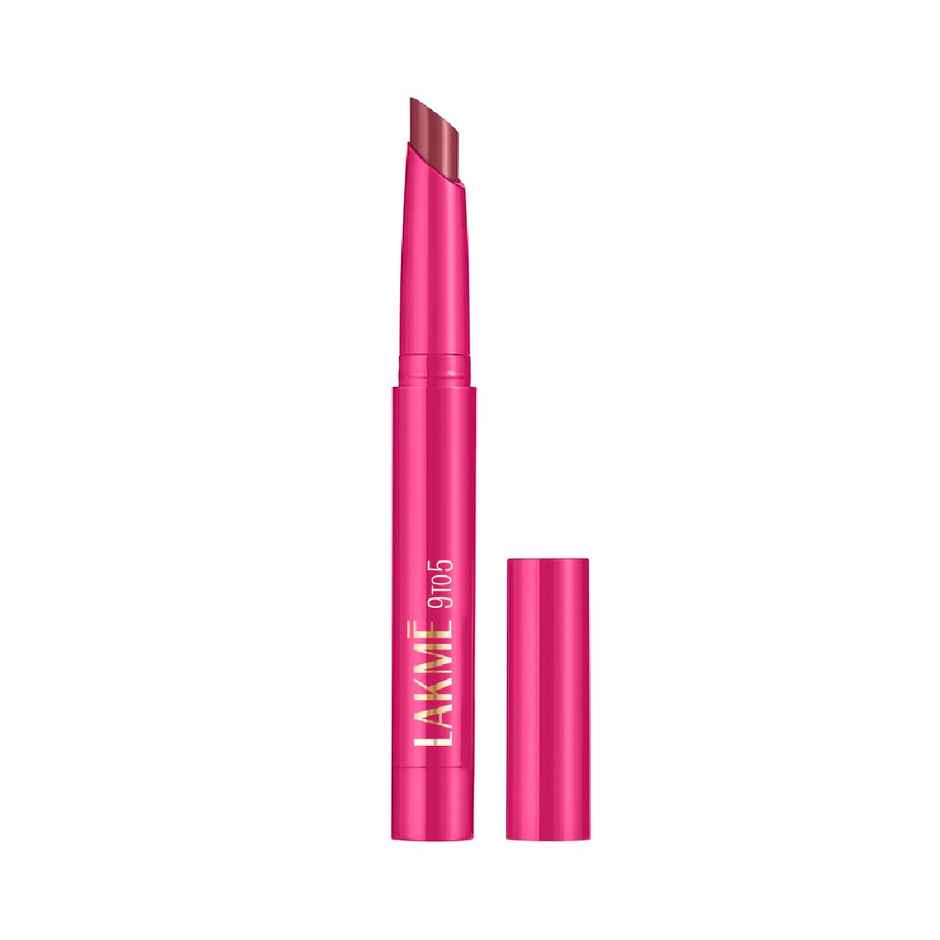 Lakme 9 to 5 Forever Matte Lip Crayon | Vitamin C | Long-Lasting Hydration | Pitch Pink